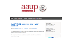 Desktop Screenshot of cinstateaaup.org