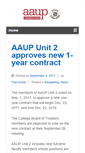 Mobile Screenshot of cinstateaaup.org